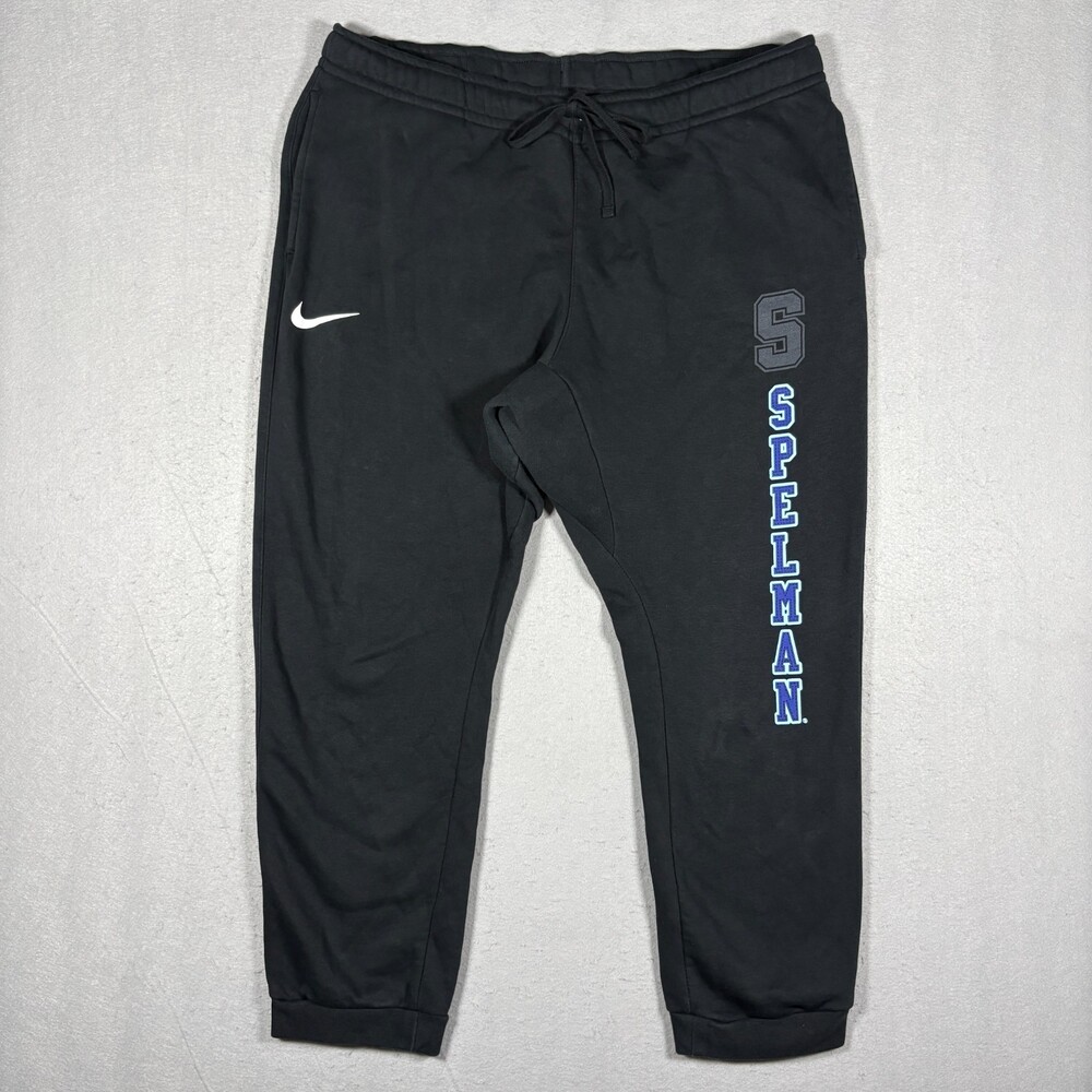 Nike Club Fleece Jogger Black Spelman HBCU Sweatpants Size 2XL Rare M71845